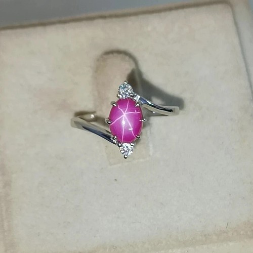 Anello argento stella rosa - anello,