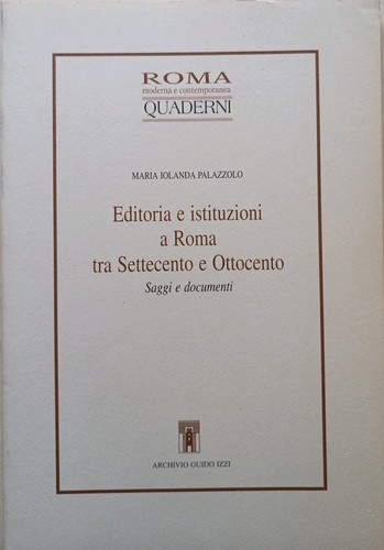 Editoria istituzioni roma - editoria, e