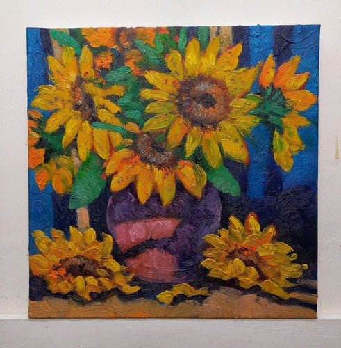 Dipinto quadro girasoli - quadro,
