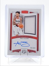 ANFERNEE SIMONS 2024-25 NATIONAL TREASURES CLUTCH PATCH AUTO /49 Q5692