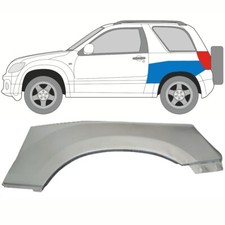Si adatta: Suzuki Grand Vitara 2005-2012 Passaruota Posteriore / Superiore Ruota