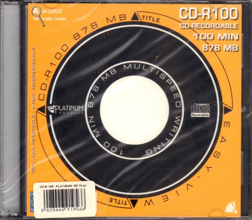 Platinum recordable 100 - ", cd