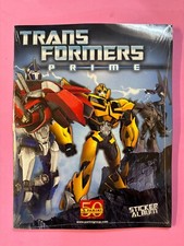PANINI ALBUM SIGILLATO TRANSFORMERS PRIME ITALIA SET STICKERS INSIDE (D144FN)