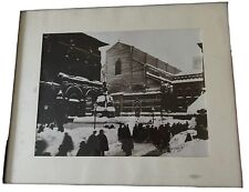 Foto grande nevicata Piazza Maggiore e Nettuno, Bologna primi 900