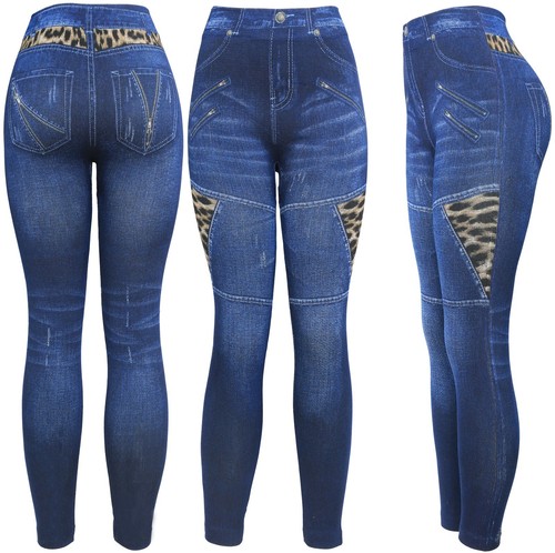 Leggings jeans finti