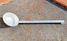 GRANDE MESTOLO ROMAIOLO UTENSILE CUCINA OLD VECCHIO VINTAGE ALLUMINIO - 300 gr