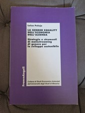 Gender Equality Economia Azienda Strategie Mainstreaming Pelejo 1ed 2011 FrancoA