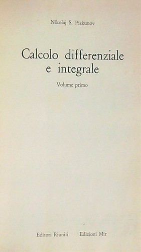 Calcolo differenziale - differenziale, e
