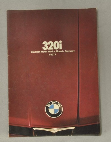 Brochure bmw 320i 1977 - bmw, ottime