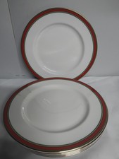 6 piatti insalata vintage oro