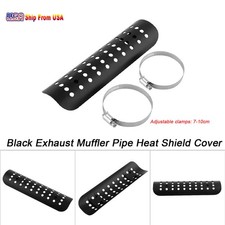 Black Motorcycle ATV Muffler