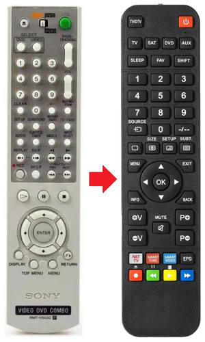Telecomando adatto per sony - adatto,
