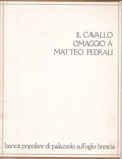 il cavallo omaggio a Matteo Pedrali banca popolare di Palazzolo sull'Oglio 1983