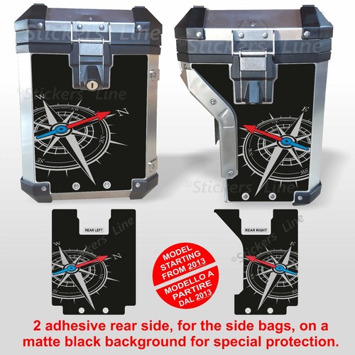 Motorcycle compass suitcase