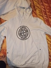 felpa stone island 6015 bianca taglia XXL originale autentica con certilogo