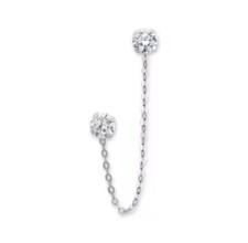 Orecchino Punto Luce con due