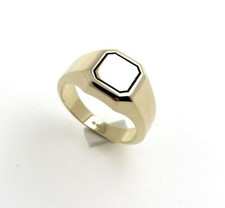 Anello Sigillo Uomo 585 Oro -