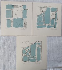 BALEST CORRADO TRITTICO DI SERIGRAFIE NUMERATE E FIRMATE