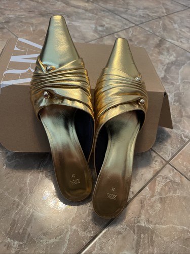 Zara 100 leather - mules, in