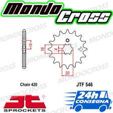 Pignone acciaio JT Passo 420