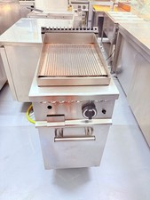 Piastra a gas professionale in acciaio inox per ristoranti