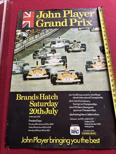 Poster britannico 1974 - gp,
