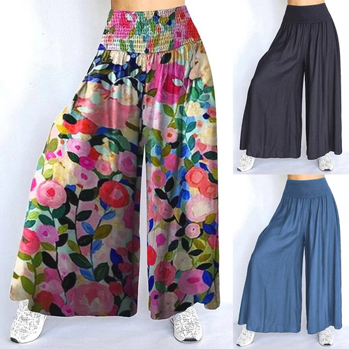 Pantaloni palazzo donna gamba
