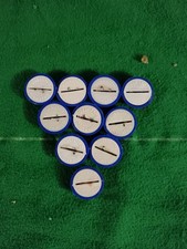 SUBBUTEO HW,SET DI 10 BASI BLU SU INNER BIANCO