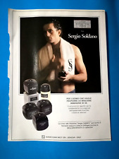RITAGLIO DI GIORNALE CLIPPING PUBBLICITA' SERGIO SOLDANO DA COLLEZIONE - (141)