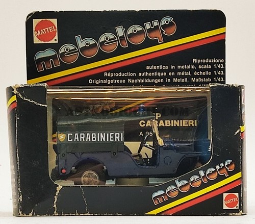Mebetoys jeep carabinieri - mebetoys,