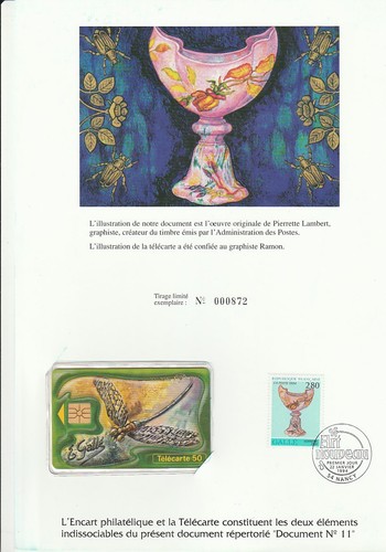 Télécarte cef emile gallé - emile,