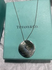 Collana Tiffany & Co Note 727 Fifth Avenue New York Argento 925 Originale