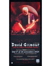 locandina DAVID GILMOUR live