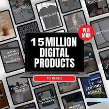 Pacchetto 15+ milioni di prodotti digitali per rivendita ideale per reddito passivo