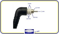 CAVO ALIMENTAZIONE CON SPINOTTO PIASTRA CAPELLI GAMMAPIU' ADATTABILE IMETEC BELL