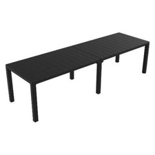 TOOMAX Tavolo da Giardino Smontabile 10 Posti Antracite Z0973RAA04100 GOLIA 973