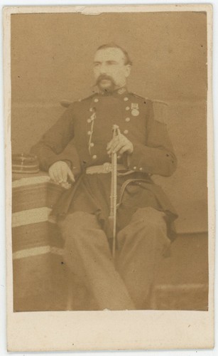 Cdv circa 1865 militare - circa,