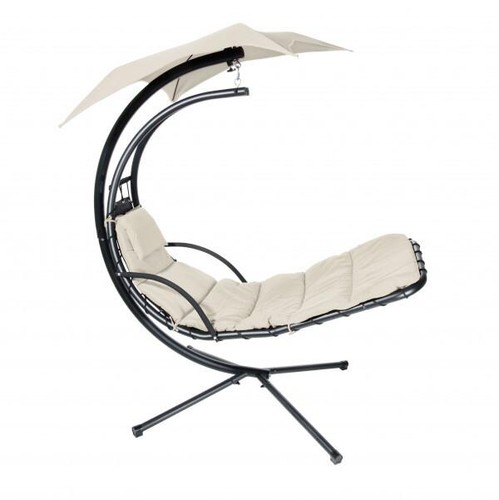 Lettino dondolo leaf - lettino, beige