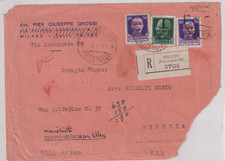 1944 R.S.I.  TIR. MI. VARIETA ' SOCIAIE 50 CENT.POS. 85 SOOIALE 25 CENT. VED. FO