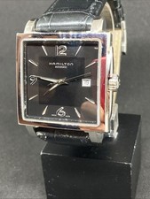 HAMILTON Jazzmaster H324150  Black Dial Square Automatic Men's Watch