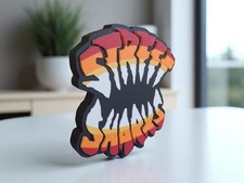 3D Printed Street Sharks Logo | 90s Cartoon Memorabilia | Handmade Collectible S