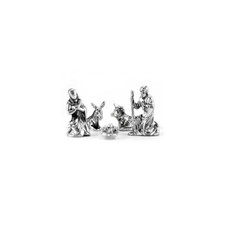 Mini Metal Nativity 3cm Holy