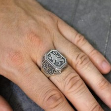 Anelli gioielli uomo argento