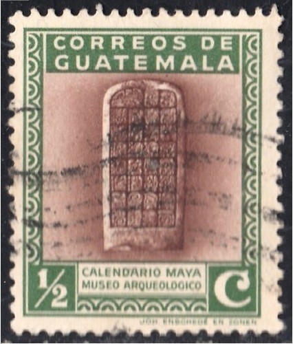 Guatemala 299 1939 calendario - guatemala,