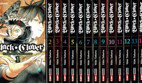Black clover serie - clover,