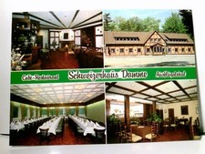 Dammer Svizzera. Caffè - Ristorante Casa Svizzera Damme. Cartolina d'epoca multiquadro colorata, 