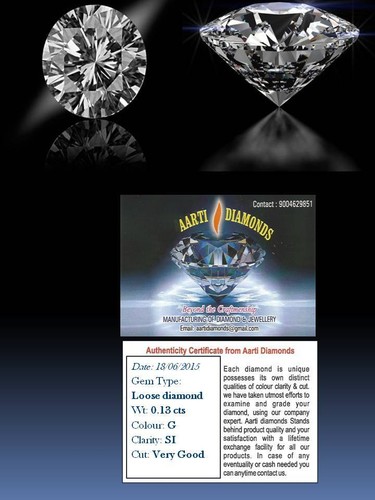 Diamante taglio brillante 13 - diamante, 0,13