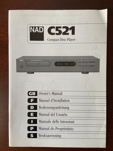 Nad 521 manuale di - manuale,