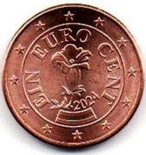 ⭐️🇦🇹 Moneta 1 Cent AUSTRIA 2024 - FDC⭐️
