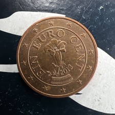 Moneta centesimo di euro - da, 1